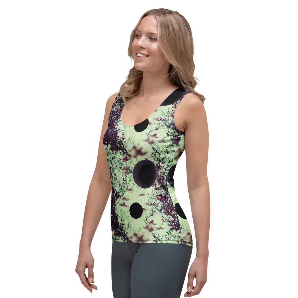 Celestial Bloom on Women's Tank Top — Left Front