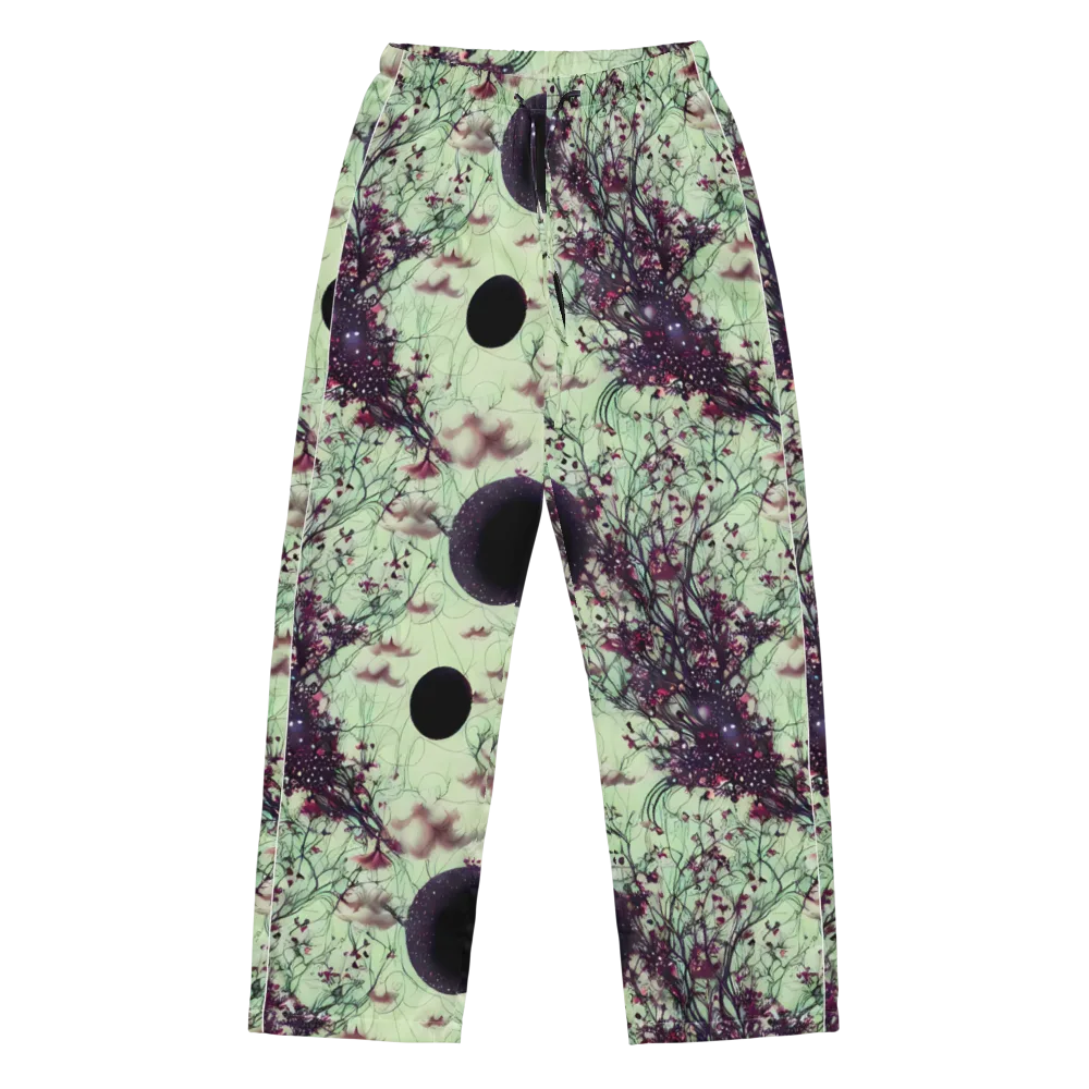 Celestial Bloom on Women's Pajama Pants — Front