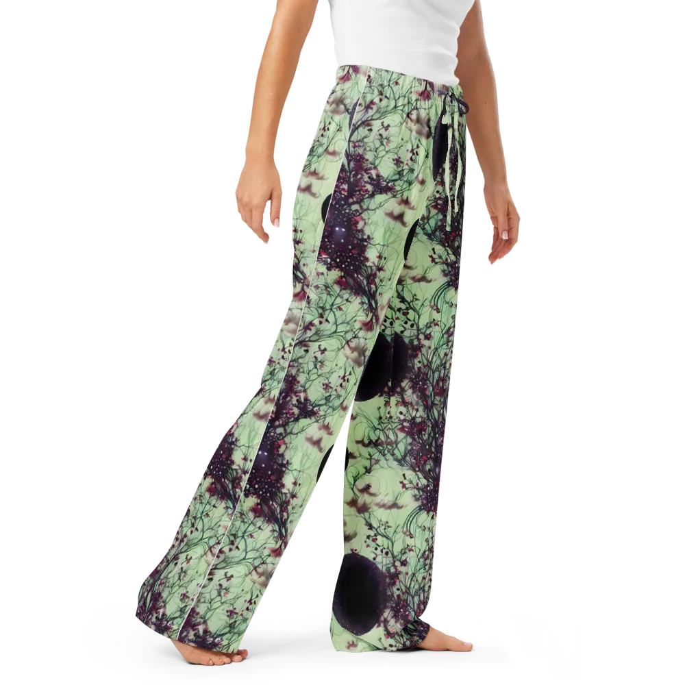 Celestial Bloom on Women's Pajama Pants — Right Front