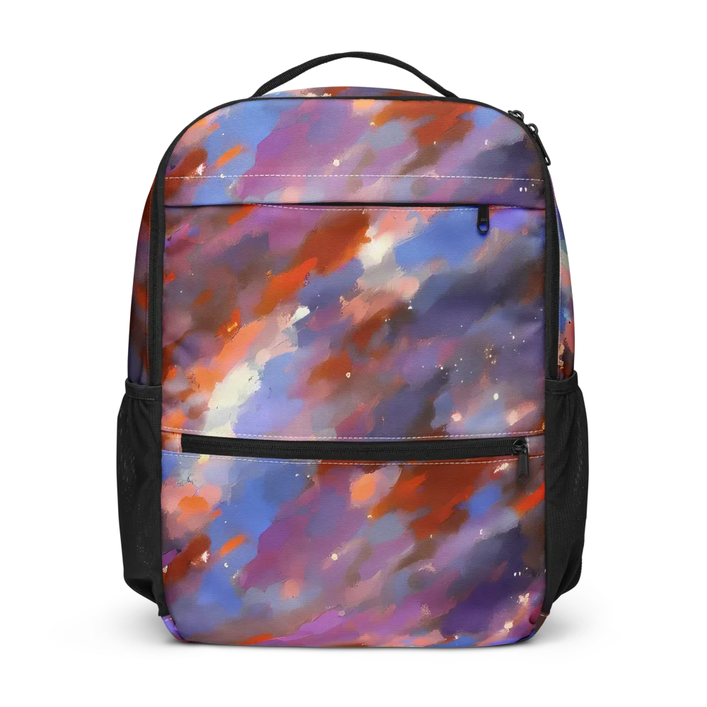 Celestial Brushstroke on Utility Backpack — Front