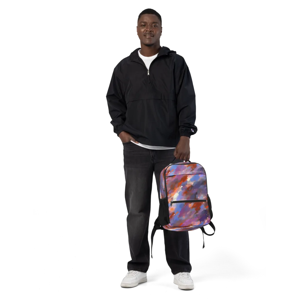 Celestial Brushstroke on Utility Backpack — Front