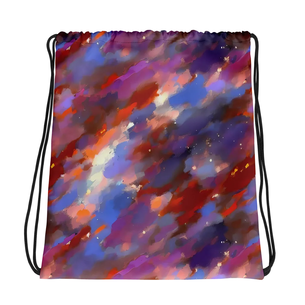 Celestial Brushstroke on Drawstring Bag — Photo