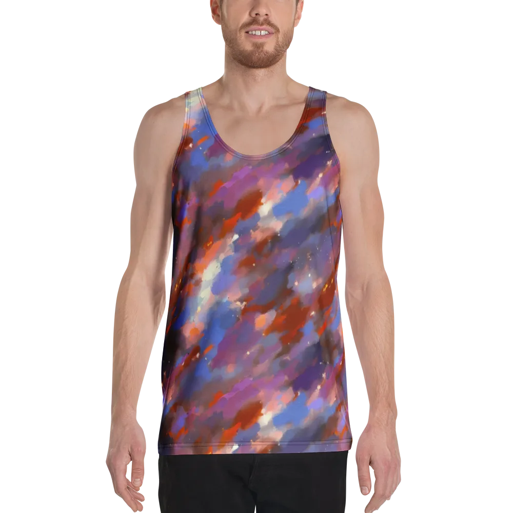 Celestial Brushstroke on Men's Tank Top — Front