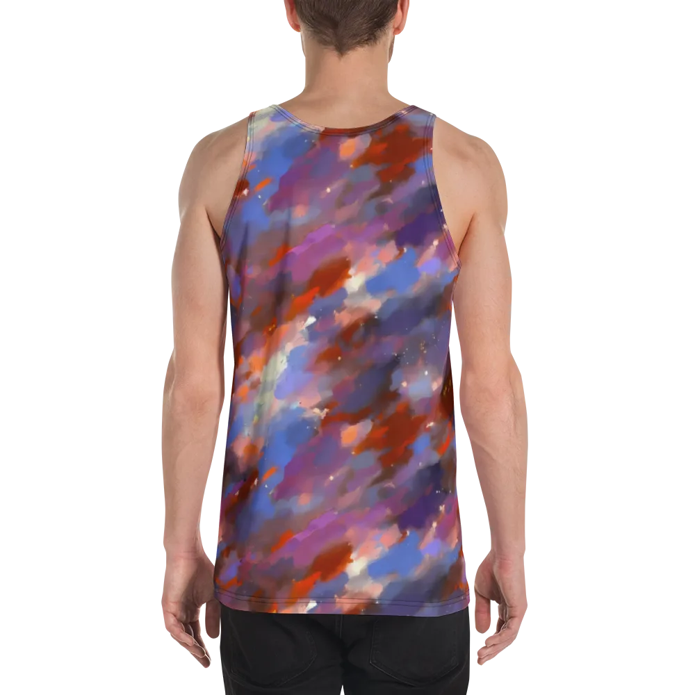 Celestial Brushstroke on Men's Tank Top — Back