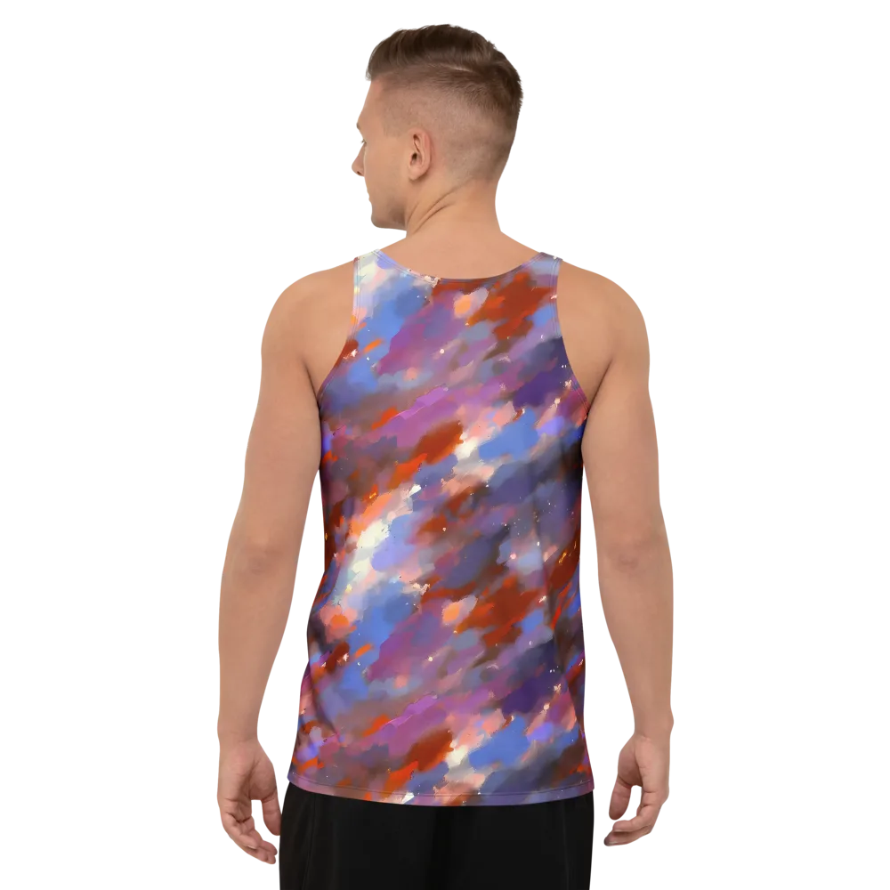 Celestial Brushstroke on Men's Tank Top — Back
