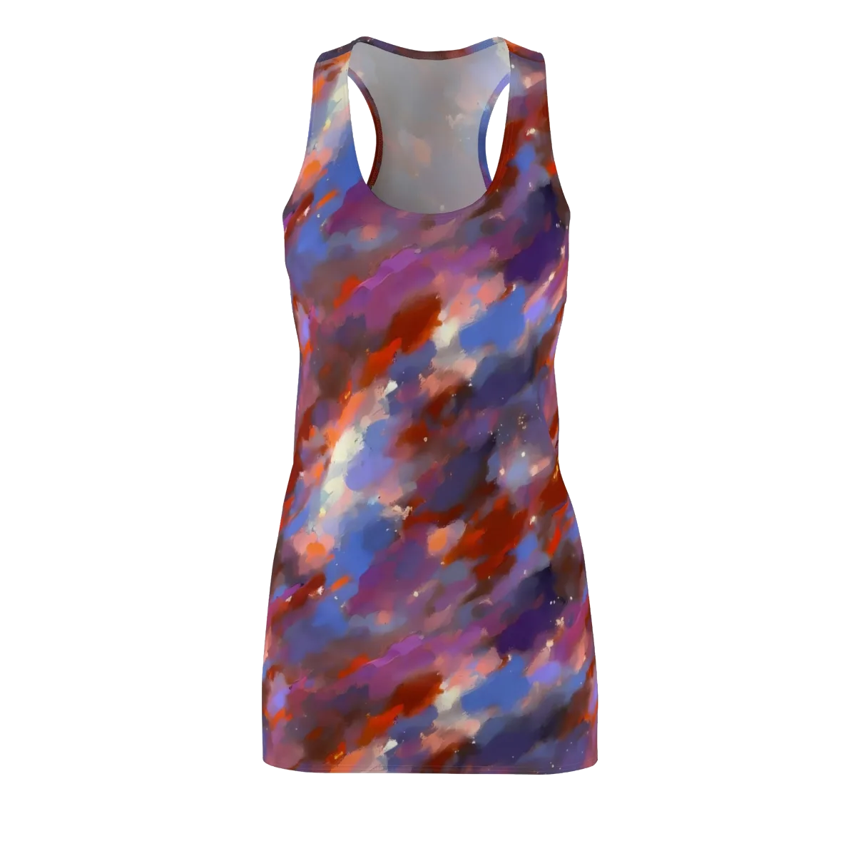 Celestial Brushstroke on Racerback Dress — Front