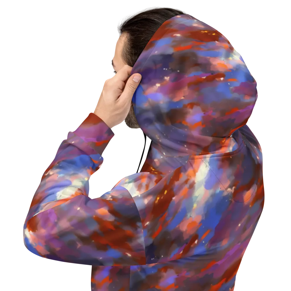 Celestial Brushstroke on Hoodie — Back