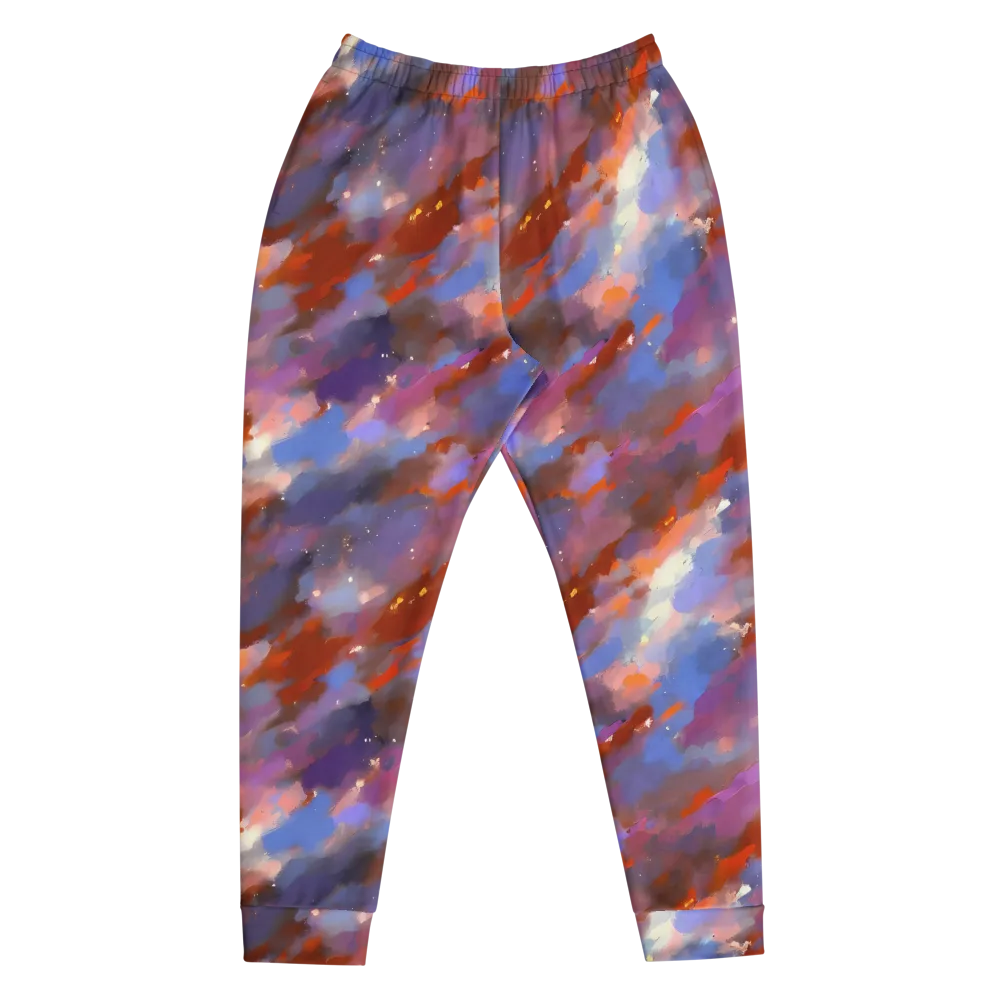 Celestial Brushstroke on Men's Joggers — Front