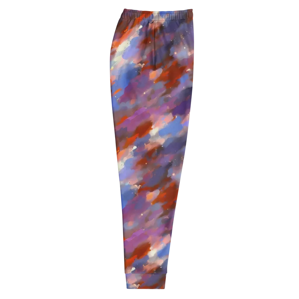 Celestial Brushstroke on Men's Joggers — Right