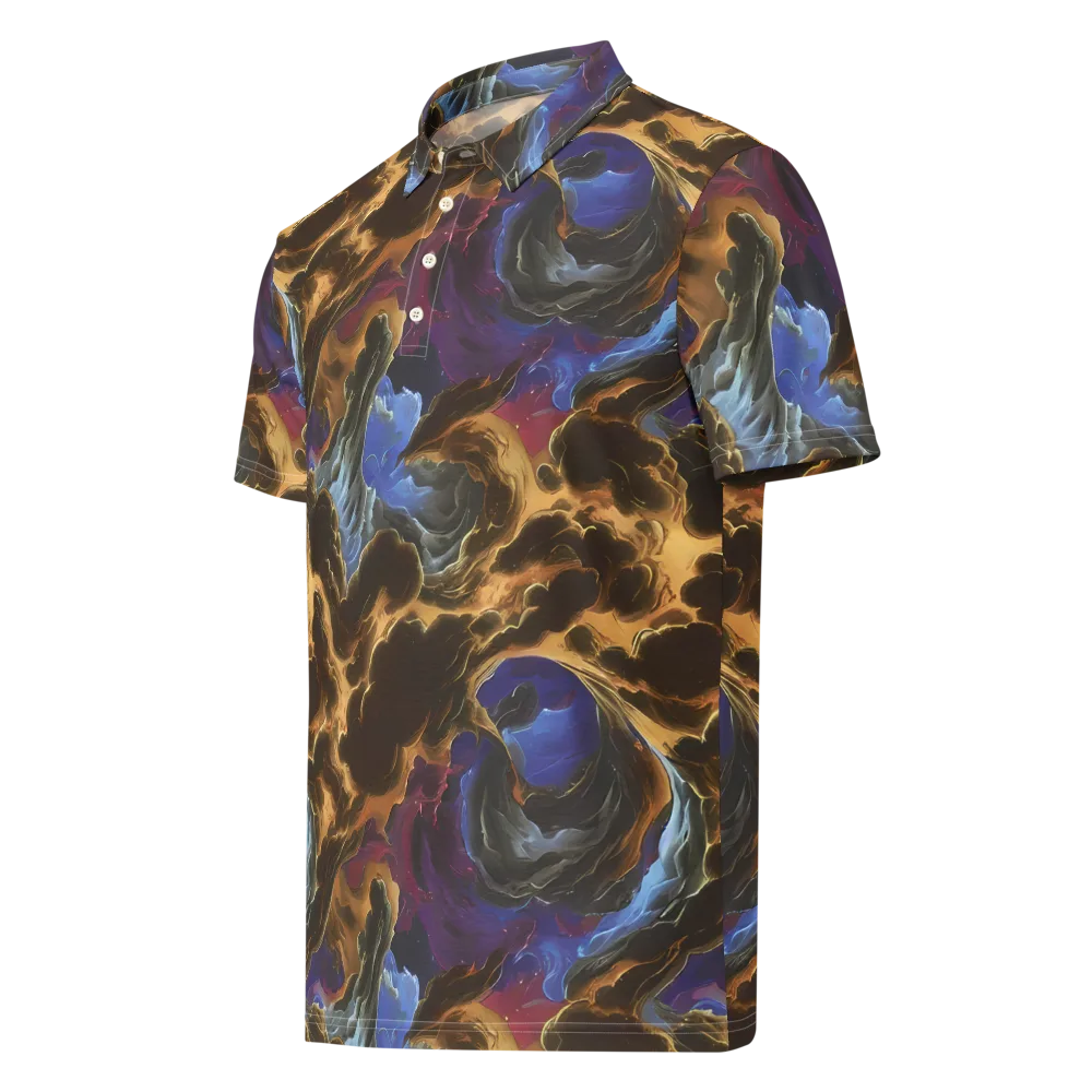 Vortex Virtue on Men's Slim Fit Polo Shirt — Left Front