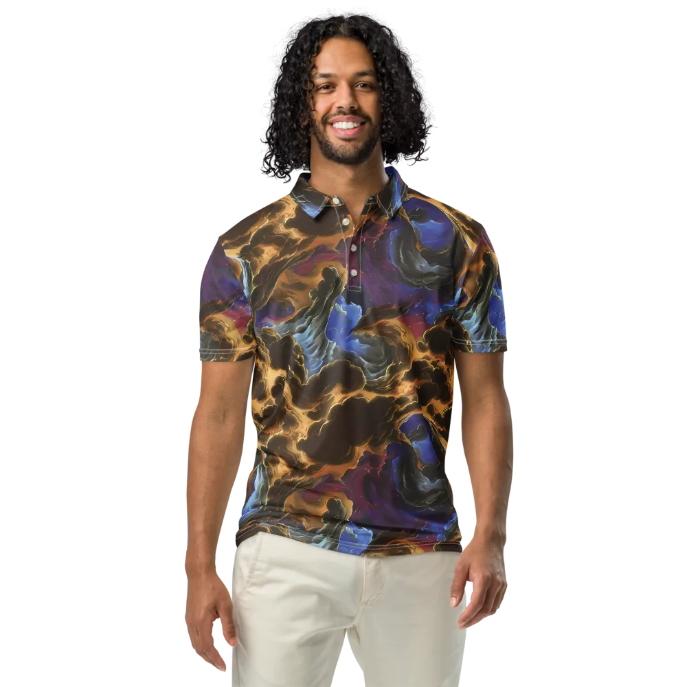 Vortex Virtue on Men's Slim Fit Polo Shirt — Front