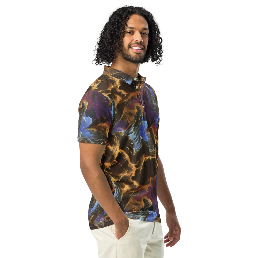 Vortex Virtue on Men's Slim Fit Polo Shirt — Right Front