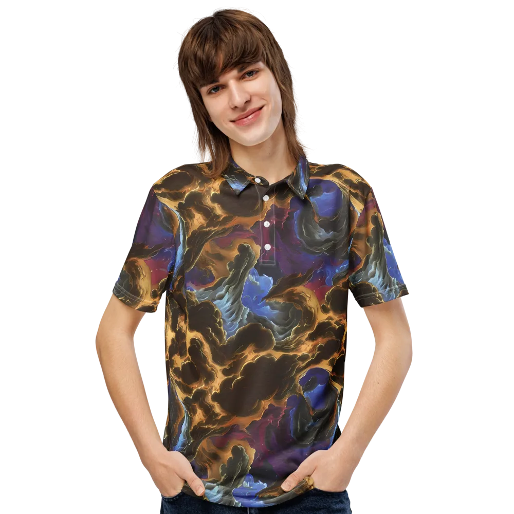 Vortex Virtue on Men's Slim Fit Polo Shirt — Front