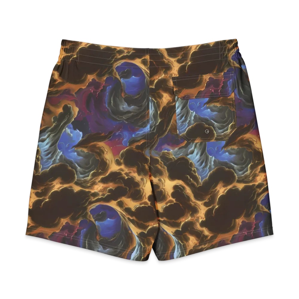 Vortex Virtue on Men's Board Shorts — Back