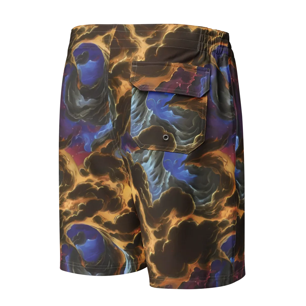 Vortex Virtue on Men's Board Shorts — Back