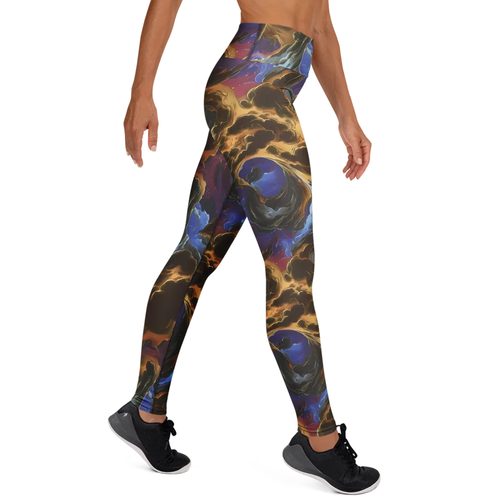 Vortex Virtue on Yoga Leggings — Right