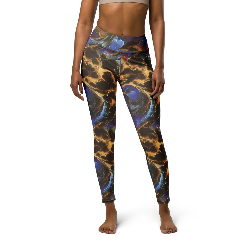 Vortex Virtue on Yoga Leggings — Front