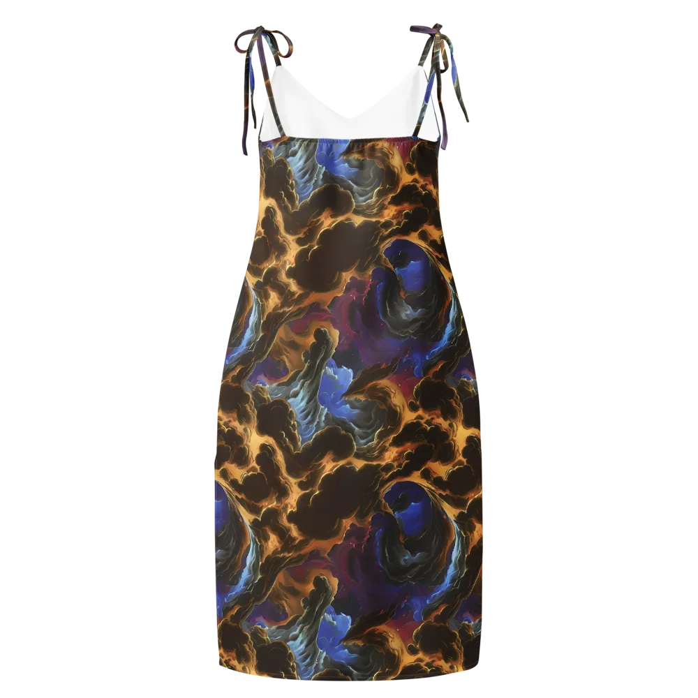 Vortex Virtue on Slip Dress — Back
