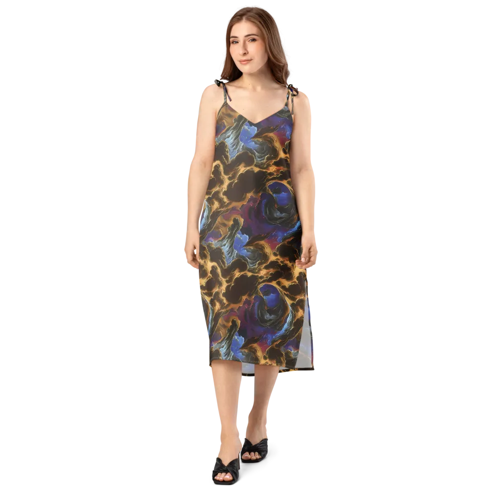 Vortex Virtue on Slip Dress — Front