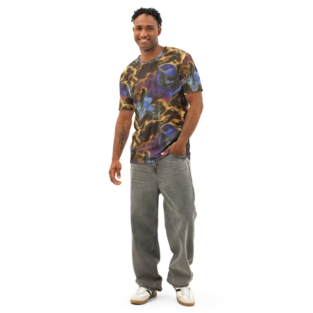 Vortex Virtue on Men's Cotton Crew Neck T-Shirt — Front