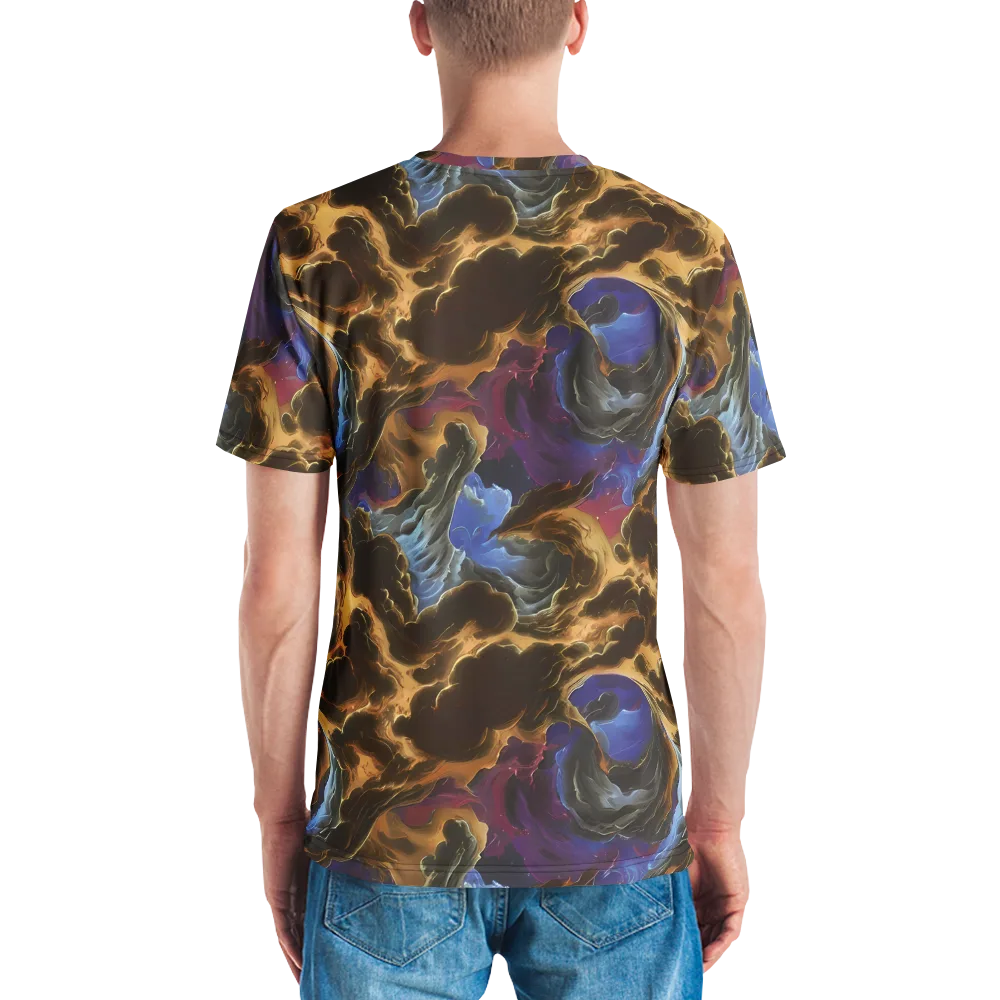 Vortex Virtue on Men's Crew Neck T-Shirt — Back