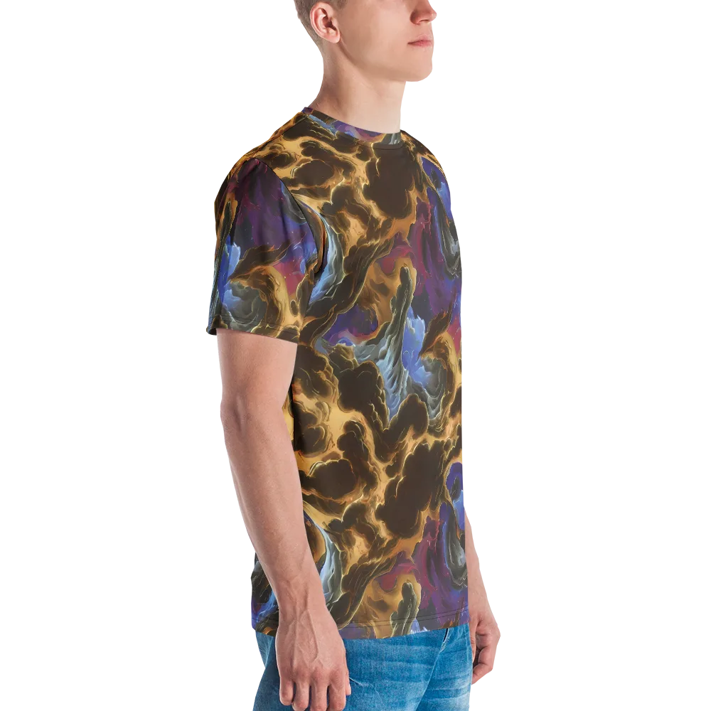 Vortex Virtue on Men's Crew Neck T-Shirt — Right