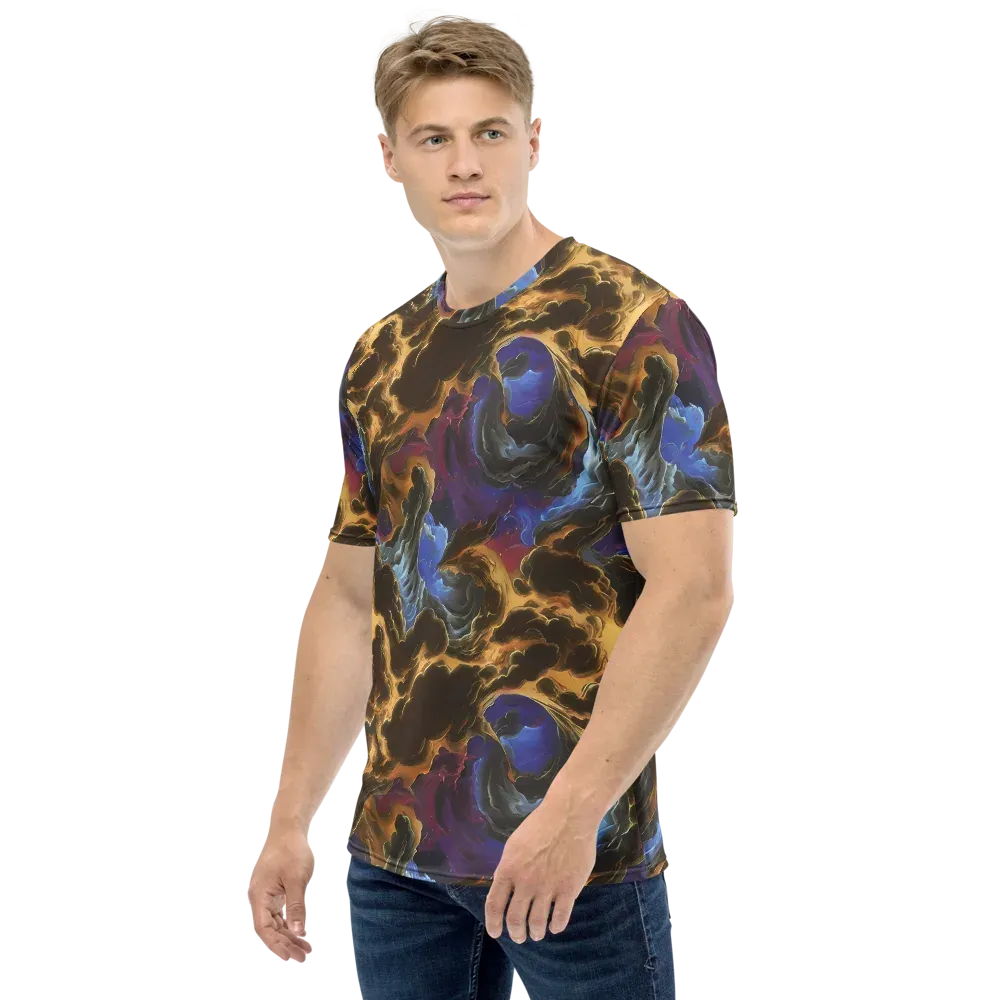 Vortex Virtue on Men's Crew Neck T-Shirt — Left