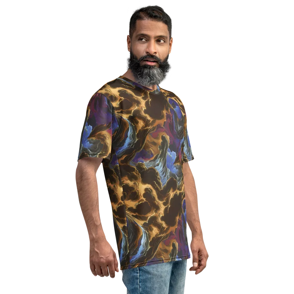 Vortex Virtue on Men's Crew Neck T-Shirt — Right