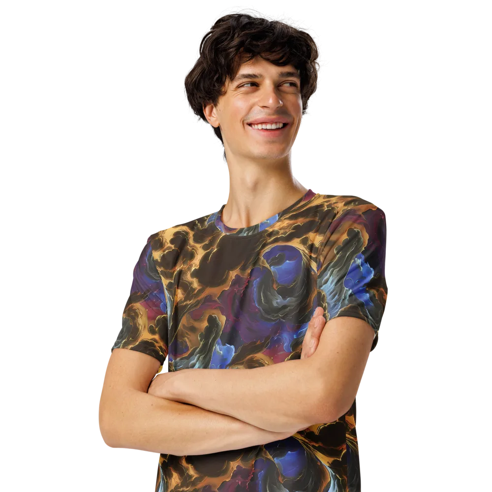 Vortex Virtue on Men's Crew Neck T-Shirt — Left Front