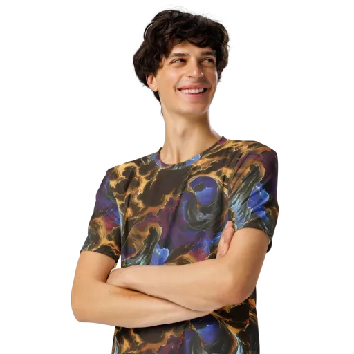Vortex Virtue on a Men's Crew Neck T-Shirt