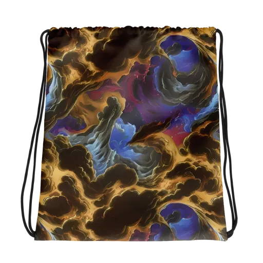 Vortex Virtue on a Drawstring Bag