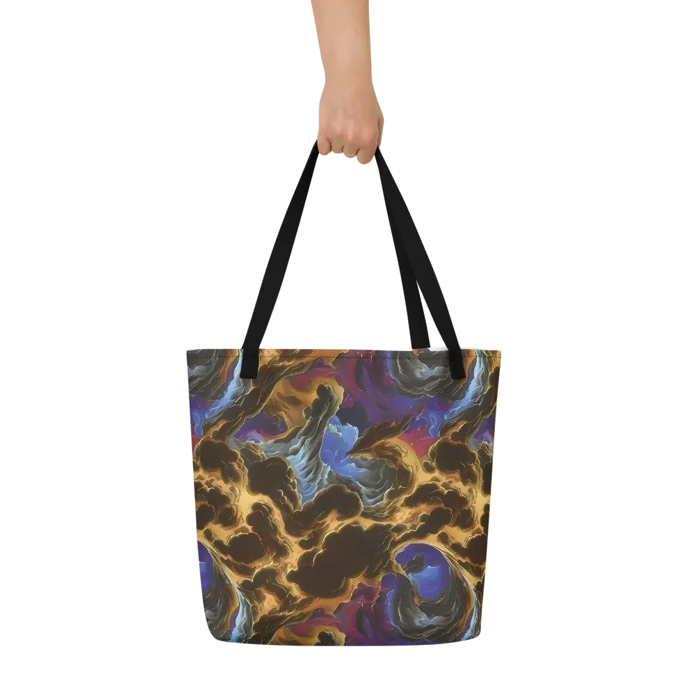 Vortex Virtue on Large Tote Bag W/ Pocket — Front