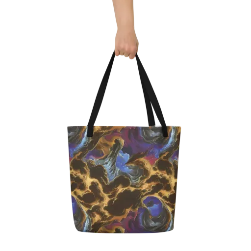 Vortex Virtue on a Large Tote Bag W/ Pocket