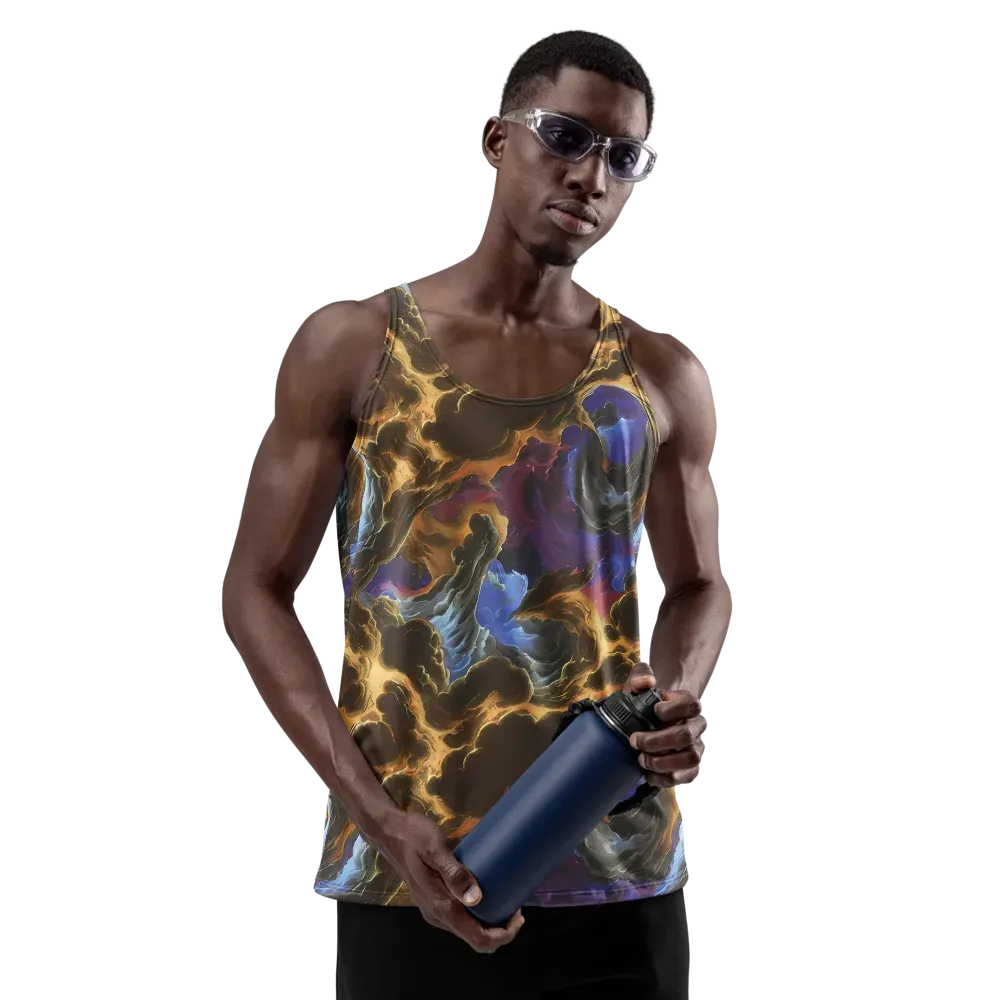 Vortex Virtue on Men's Tank Top — Front