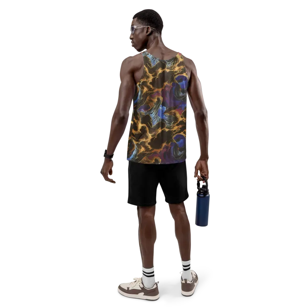 Vortex Virtue on Men's Tank Top — Back