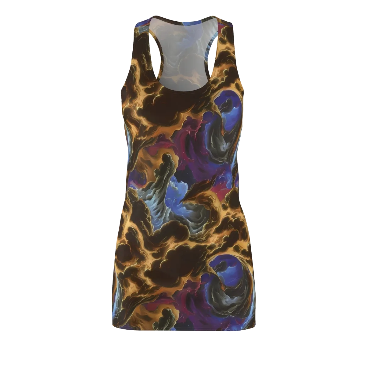 Vortex Virtue on Racerback Dress — Front