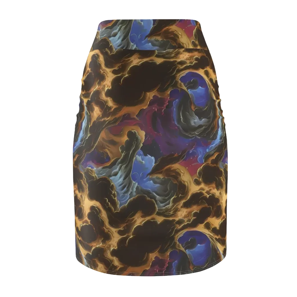 Vortex Virtue on Pencil Skirt — Back