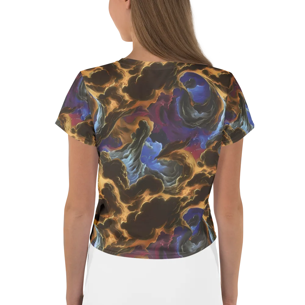 Vortex Virtue on Crop Tee — Back