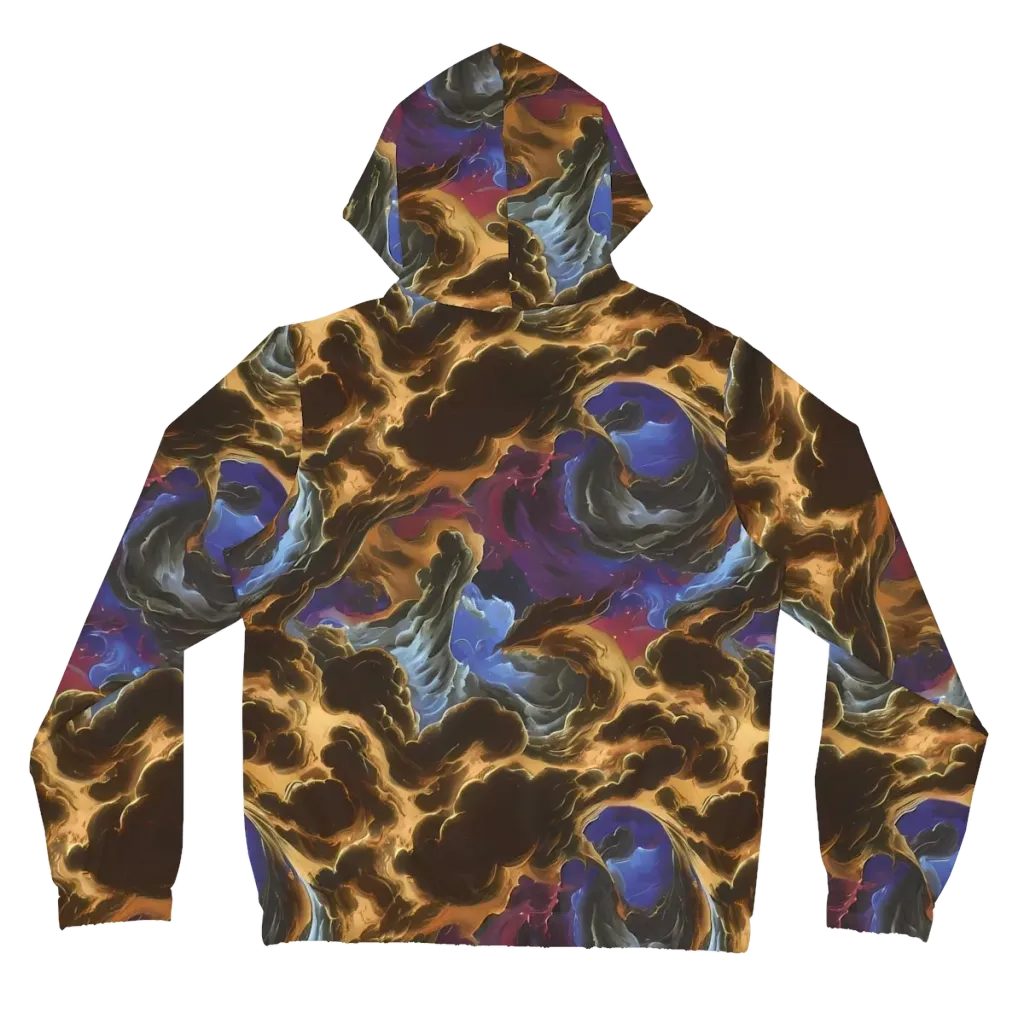 Vortex Virtue on Women's Full-Zip Hoodie — Back
