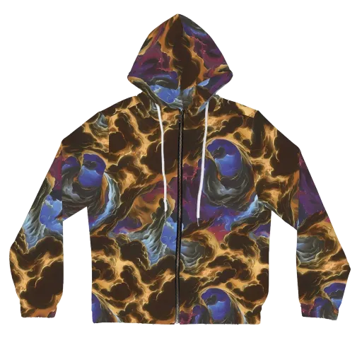Vortex Virtue on a Women's Full-Zip Hoodie