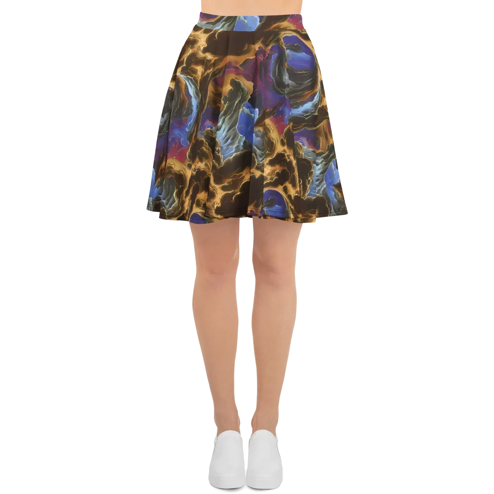 Vortex Virtue on Skater Skirt — Front