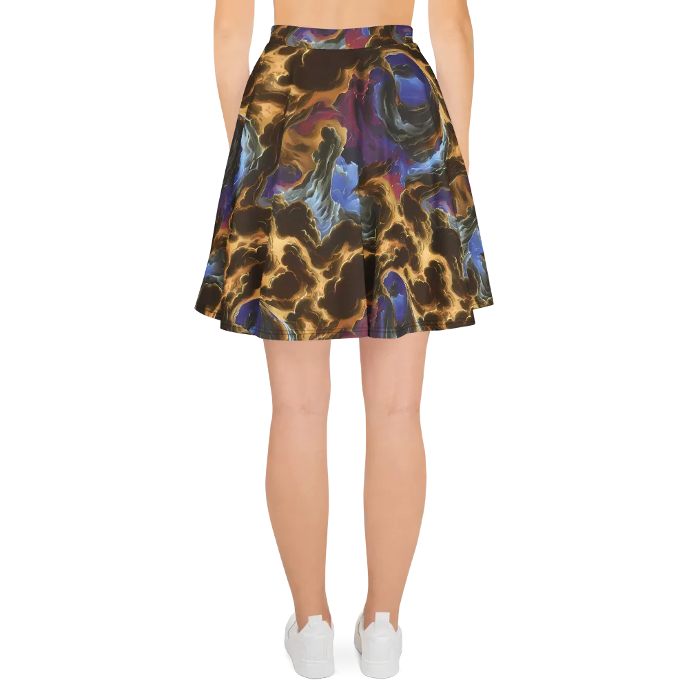 Vortex Virtue on Skater Skirt — Back