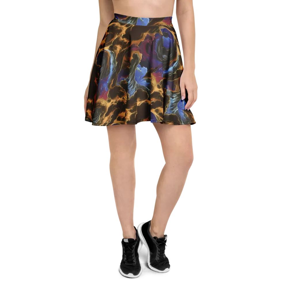 Vortex Virtue on Skater Skirt — Front
