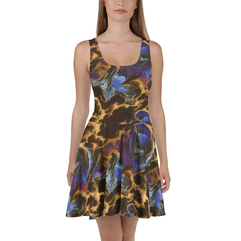 Vortex Virtue on Skater Dress — Front