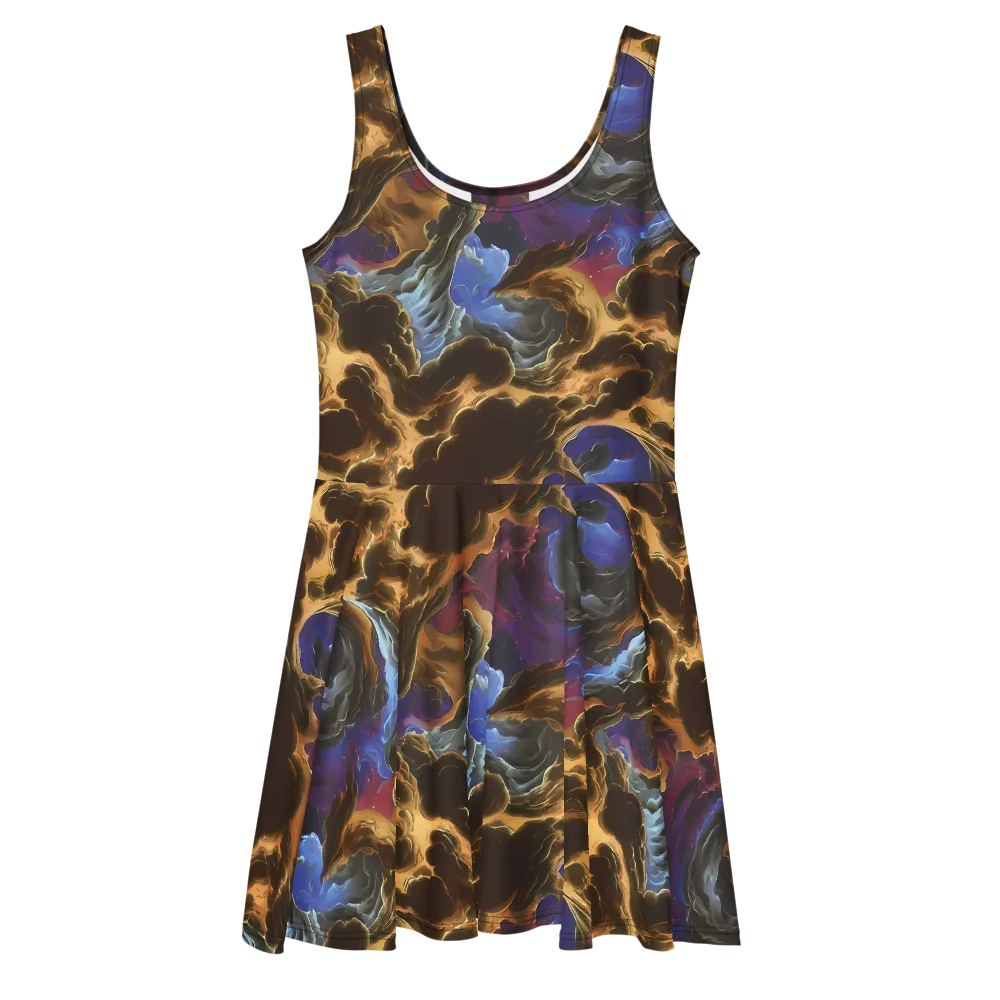 Vortex Virtue on Skater Dress — Front