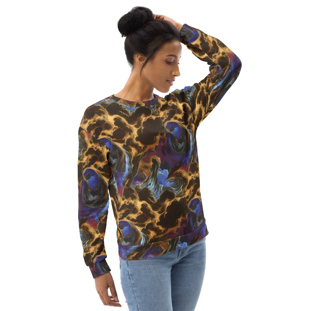 Vortex Virtue on Sweatshirt — Right Front