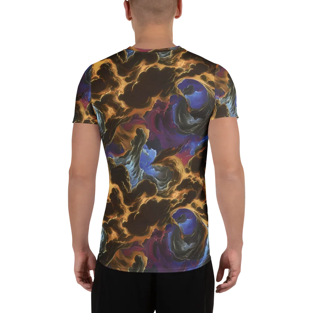 Vortex Virtue on Men's Athletic T-Shirt — Back