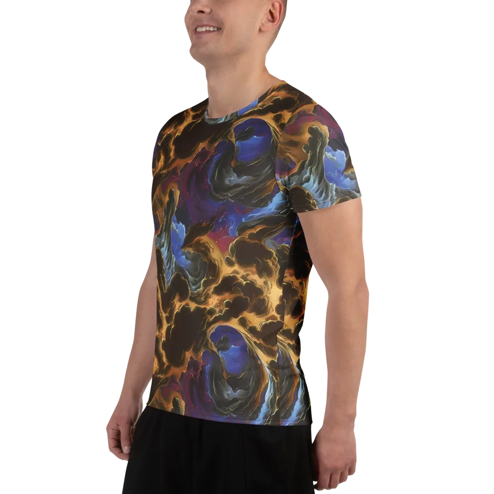 Vortex Virtue on Men's Athletic T-Shirt — Left