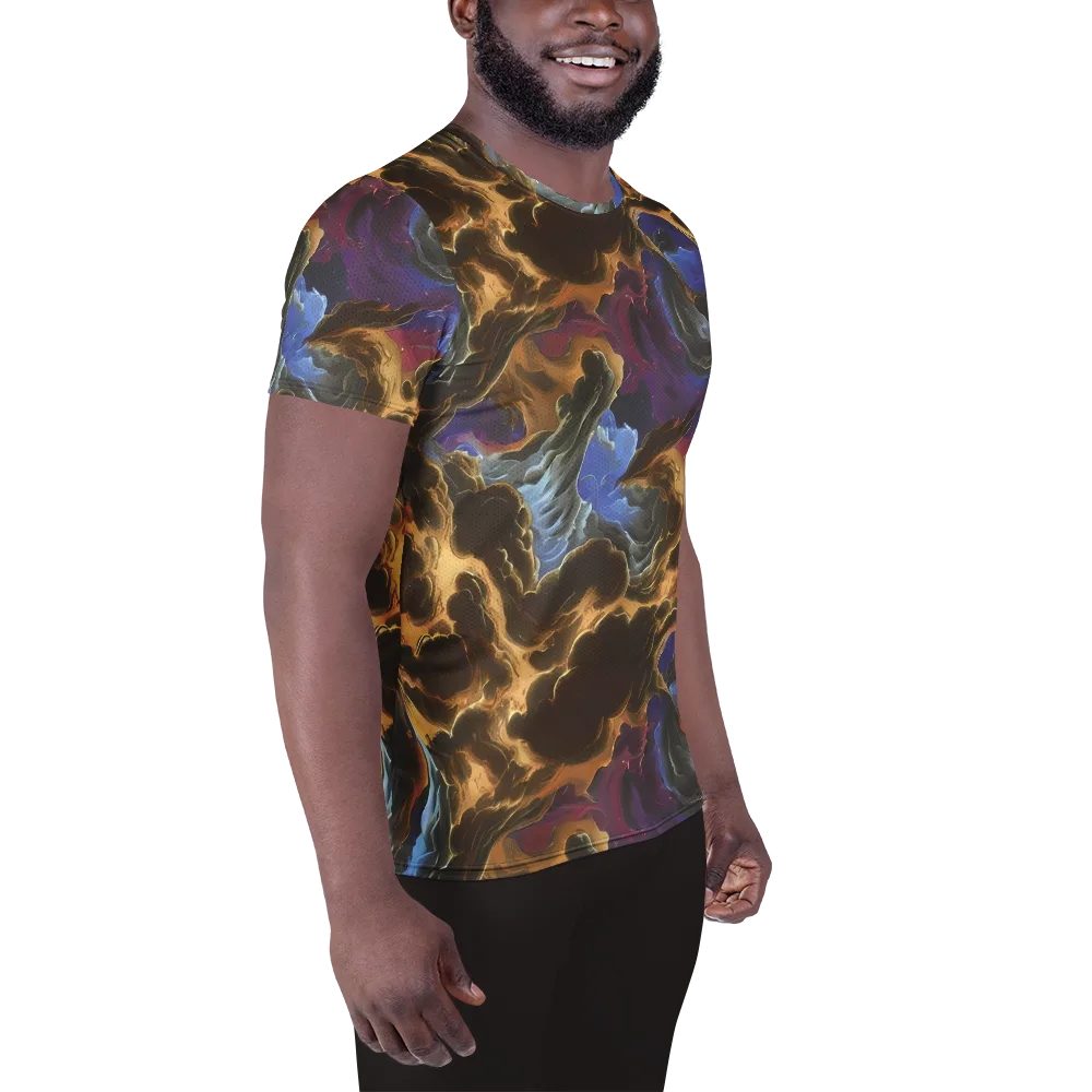 Vortex Virtue on Men's Athletic T-Shirt — Right