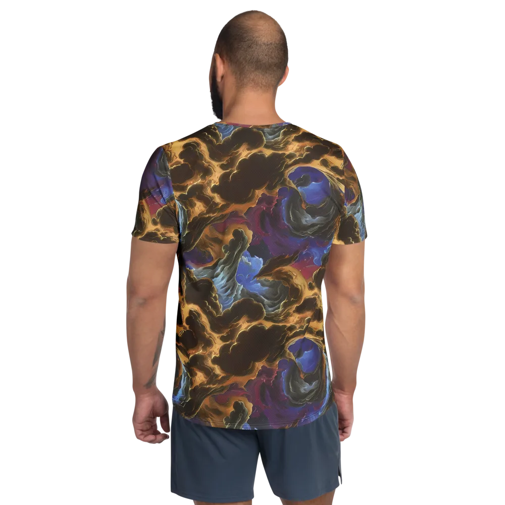 Vortex Virtue on Men's Athletic T-Shirt — Back